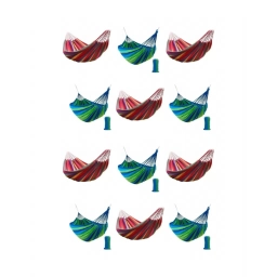 Combo Hamacas 1 plaza por 12 unidades