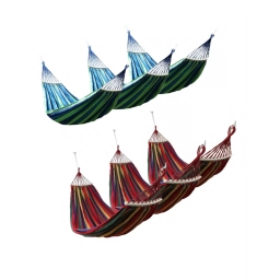 Combo hamacas plaza y media c separador por 6 unidades