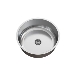 Pileta PLUS inox RD 37x37x14 c/ v�lvula 3 1/2