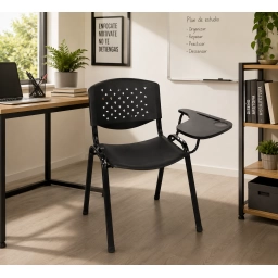 Silla con mesa rebatible a la izquierda