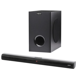 Barra de Sonido Bluetooth con Subwoofer 160 Watts 2.1, USB, AUX, Optical, Coaxial, HDMI-ARC / M. Box