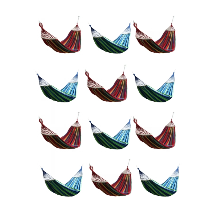 Combo hamacas plaza y media c/ separador por 12 unidades