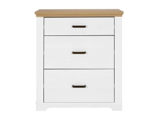 Mesa de luz madera maciza 3 cajones Mesa de luz madera maciza 3 cajones
