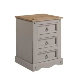 Mesa de luz 3C Cera/Gris Lnea Mexicana Corona
