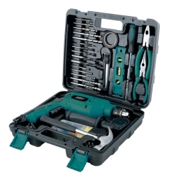 KIT TALADRO PERCUTOR 650W + 95 ACCESORIOS