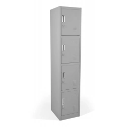 Armario/Locker Metlico 4 puertas lineales 185x38x45