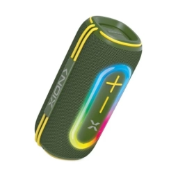 Parlante portable inalmbrico con luces LED