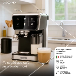 CAFETERA ESPRESSO AUTOMTICA CREAM TOUCH LECHE AUTOMTICA XION