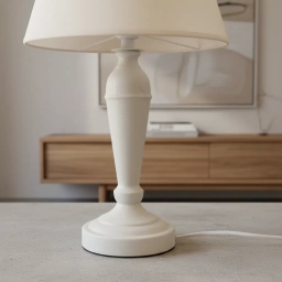 Lampara de mesa de hierro E27 NEGRA con pantalla