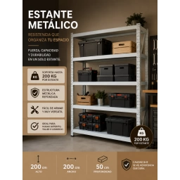 Estanter�a/Rack Metalico 4 Estantes 
