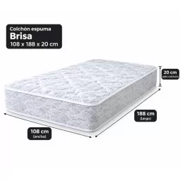 Colch�n Espuma Brisa Plaza y Media