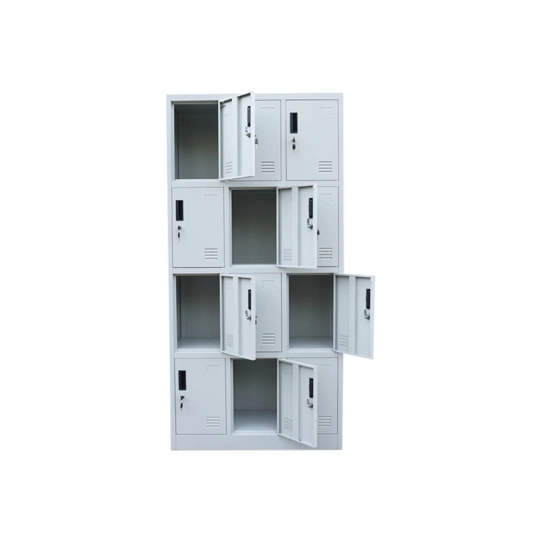 Armario/Locker Metlico 12 Puertas Con Cerradura Individual
